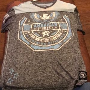 American fighter distressed look size large